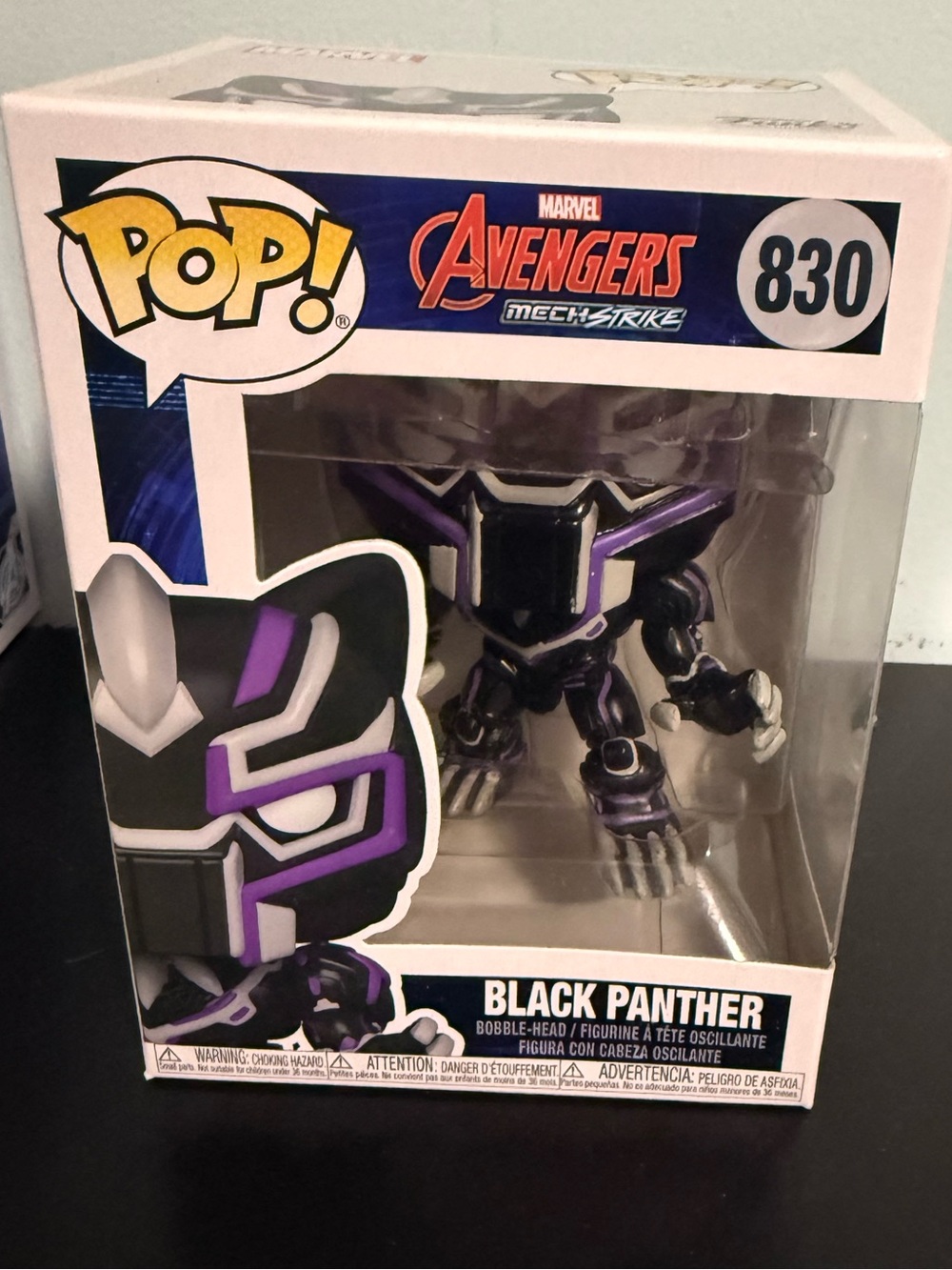 Funko Pop! Marvel Avengers Black Panther #830 - Purple & Black